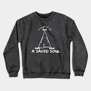 Triangle of Life (Saved; Believer) Crewneck Sweatshirt